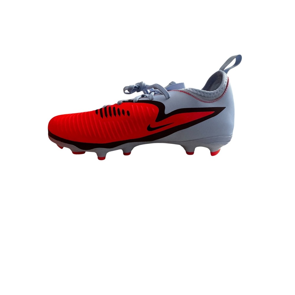 NIB Nike Jr Phantom GX II Academy FG/MG Soccer Cleats Royal Tint Crimson 3Y